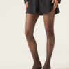 50 Denier Fishnet Tights with Glitter