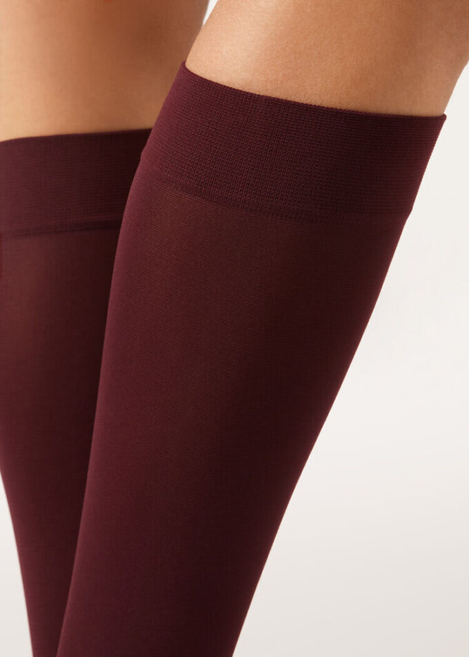 60 Denier Microfiber Knee-Highs