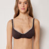 Balconette Swimsuit Top Bicolor Embroidery Balconette Swimsuit Top Bicolor Embroidery