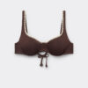 Balconette Swimsuit Top Bicolor Embroidery Balconette Swimsuit Top Bicolor Embroidery