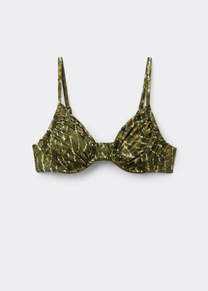 Balconette Swimsuit Top Natural Tie-Dye Balconette Swimsuit Top Natural Tie-Dye