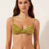 Balconette Swimsuit Top Shiny Satin