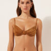 Balconette Swimsuit Top Shiny Satin