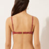 Balconette Swimsuit Top Shiny Satin
