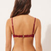 Balconette Swimsuit Top Shiny Satin