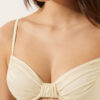Balconette Swimsuit Top Shiny Satin