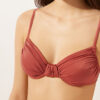 Balconette Swimsuit Top Shiny Satin