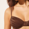 Balconette Swimsuit Top Shiny Satin