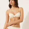Balconette Swimsuit Top Shiny Satin