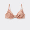 Balconette Swimsuit Top Shiny Satin
