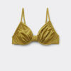 Balconette Swimsuit Top Shiny Satin