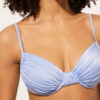 Balconette Swimsuit Top Shiny Satin