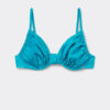 Balconette Swimsuit Top Shiny Satin