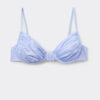 Balconette Swimsuit Top Shiny Satin
