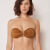 Bandeau Bikini Top Shiny Satin Bandeau Bikini Top Shiny Satin