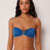 Bandeau Bikini Top Shiny Satin Bandeau Bikini Top Shiny Satin