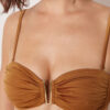 Bandeau Bikini Top Shiny Satin Bandeau Bikini Top Shiny Satin