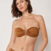 Bandeau Bikini Top Shiny Satin Bandeau Bikini Top Shiny Satin