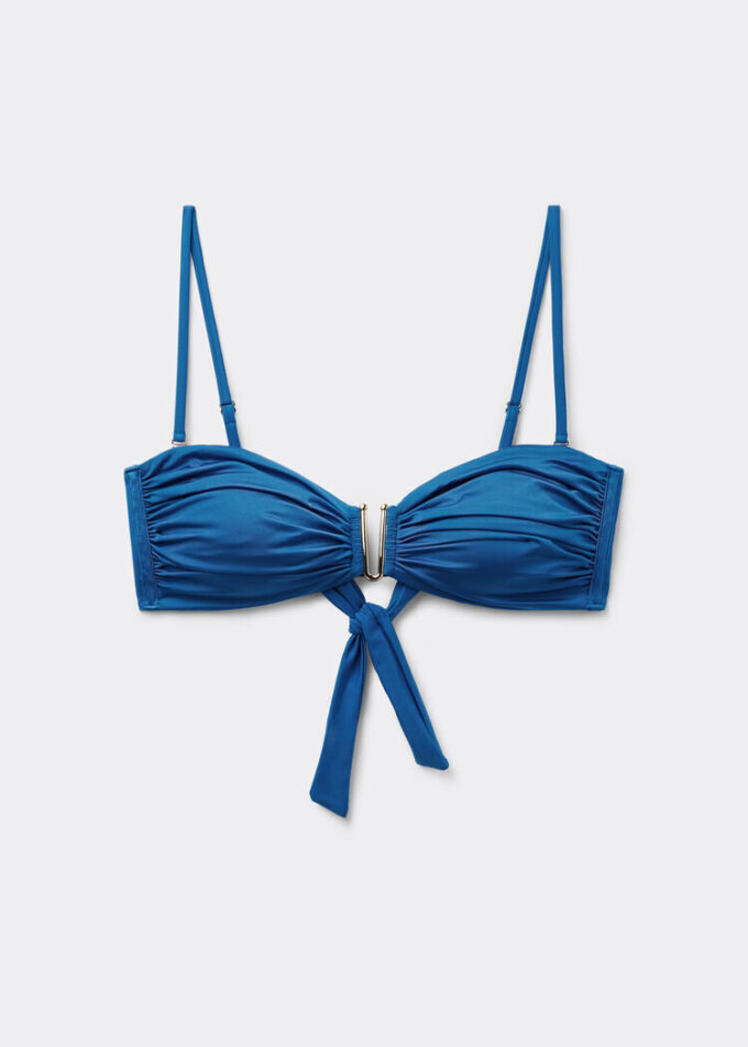 Bandeau Bikini Top Shiny Satin Bandeau Bikini Top Shiny Satin