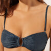 Bandeau Swimsuit Top Glowing Python Bandeau Swimsuit Top Glowing Python
