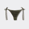 Brazilian String Swimsuit Bottom Sequin Net Brazilian String Swimsuit Bottom Sequin Net