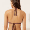Brown Animalier Graduated Padded Triangle Swimsuit Brown Animalier Graduated Padded Triangle Swimsuit