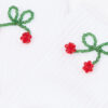 Cherry Appliqué Socks