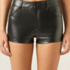 Coated Effect Hot Pants