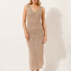 Crocheted Lamé Maxi Dress Crocheted Lamé Maxi Dress