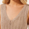 Crocheted Lamé Maxi Dress Crocheted Lamé Maxi Dress