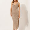 Crocheted Lamé Maxi Dress Crocheted Lamé Maxi Dress
