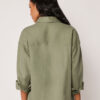 Cropped Linen and Viscose Shirt Cropped Linen and Viscose Shirt