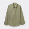 Cropped Linen and Viscose Shirt Cropped Linen and Viscose Shirt