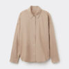 Cropped Linen and Viscose Shirt Cropped Linen and Viscose Shirt
