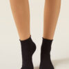 Cuffless Short Linen Socks