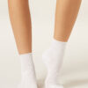 Cuffless Short Linen Socks