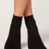 Cuffless Short Socks in Cotton