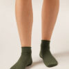 Cuffless Short Socks in Cotton