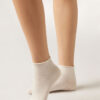 Cuffless Short Socks in Cotton
