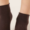 Cuffless Short Socks in Cotton