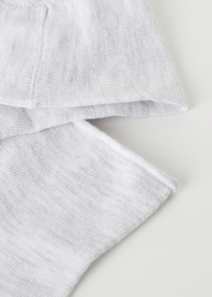 Cuffless Short Socks in Cotton Cuffless Short Socks in Cotton