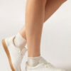 Cuffless Short Socks in Cotton