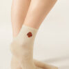 Dogs Embroidered Socks