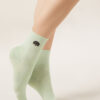 Dogs Embroidered Socks