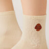 Dogs Embroidered Socks