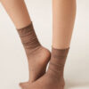 Dotted Sheer Socks