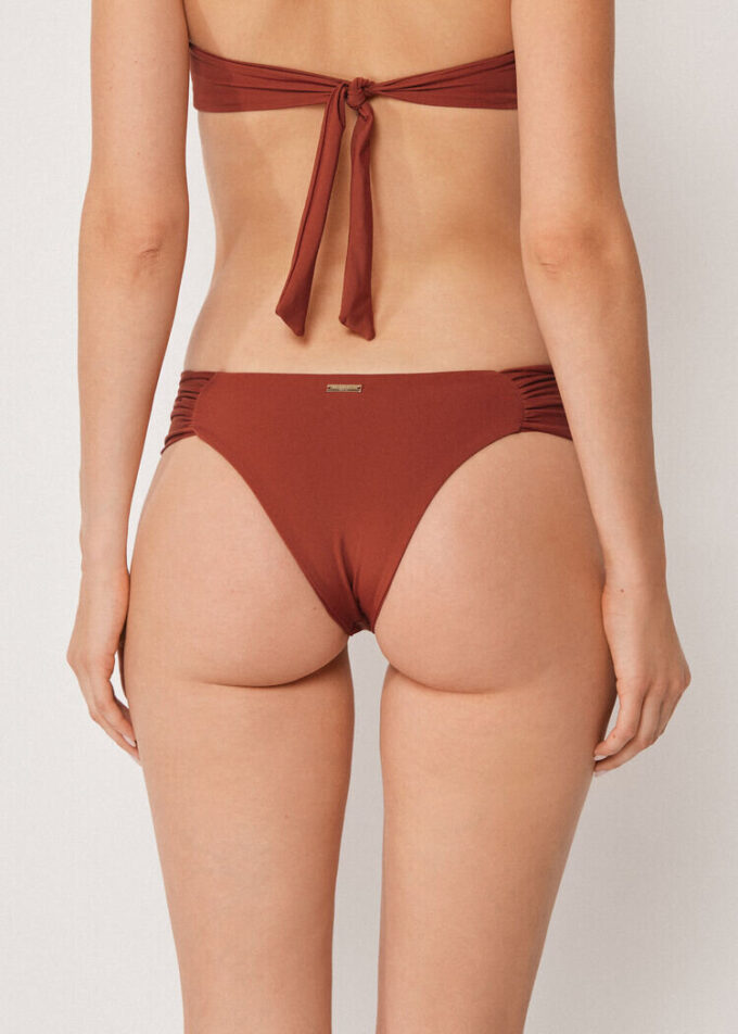 Draped Brazilian Swimsuit Bottom Premium Fit Draped Brazilian Swimsuit Bottom Premium Fit