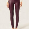 Faux Leather Thermal Leggings
