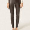 Faux Leather Thermal Leggings