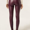 Faux Leather Thermal Leggings
